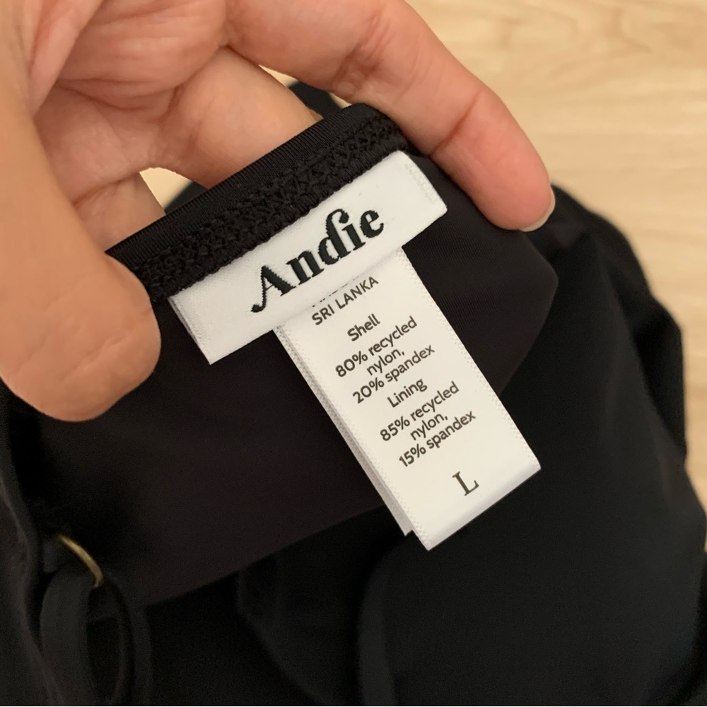 Andie Black Women's One Piece Swimsuit - Picture 5 of 9